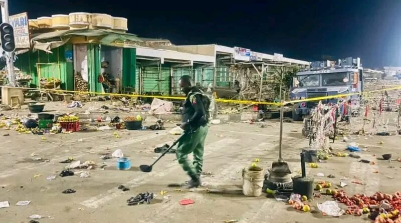 sc C a Scene from one of the blast site